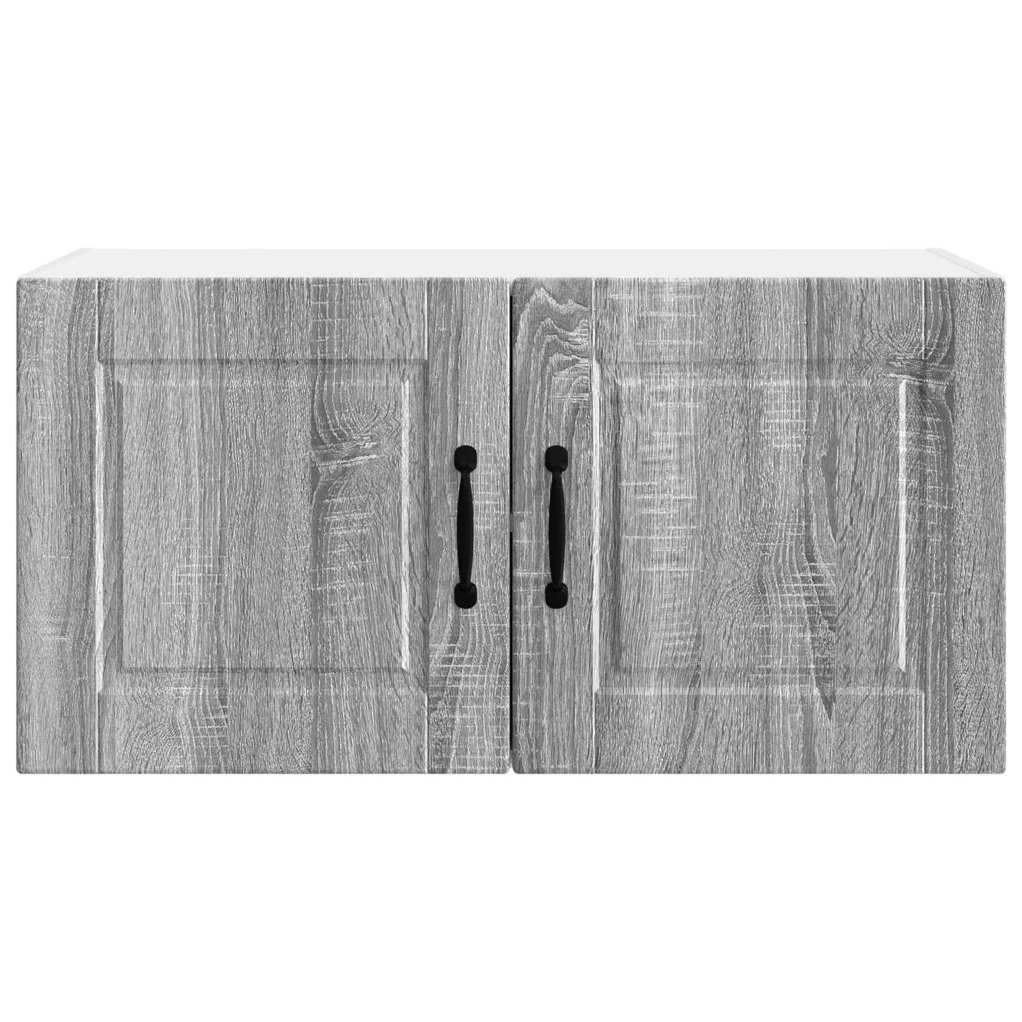 vidaXL Wall Cabinet PORTO Grey Sonoma 80 x 31 x 40 cm Engineered Wood 6