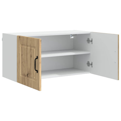 vidaXL Wall Cabinet PORTO Artisan Oak 80 x 31 x 40 cm Engineered Wood 5