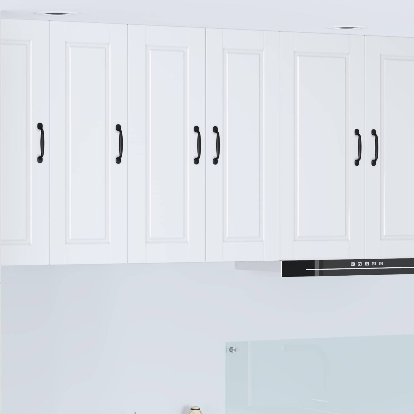 vidaXL Wall Cabinet PORTO White 30 x 31 x 80 cm Engineered Wood 1