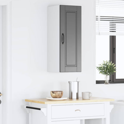 vidaXL Wall Cabinet PORTO Black 30 x 31 x 80 cm Engineered Wood 4