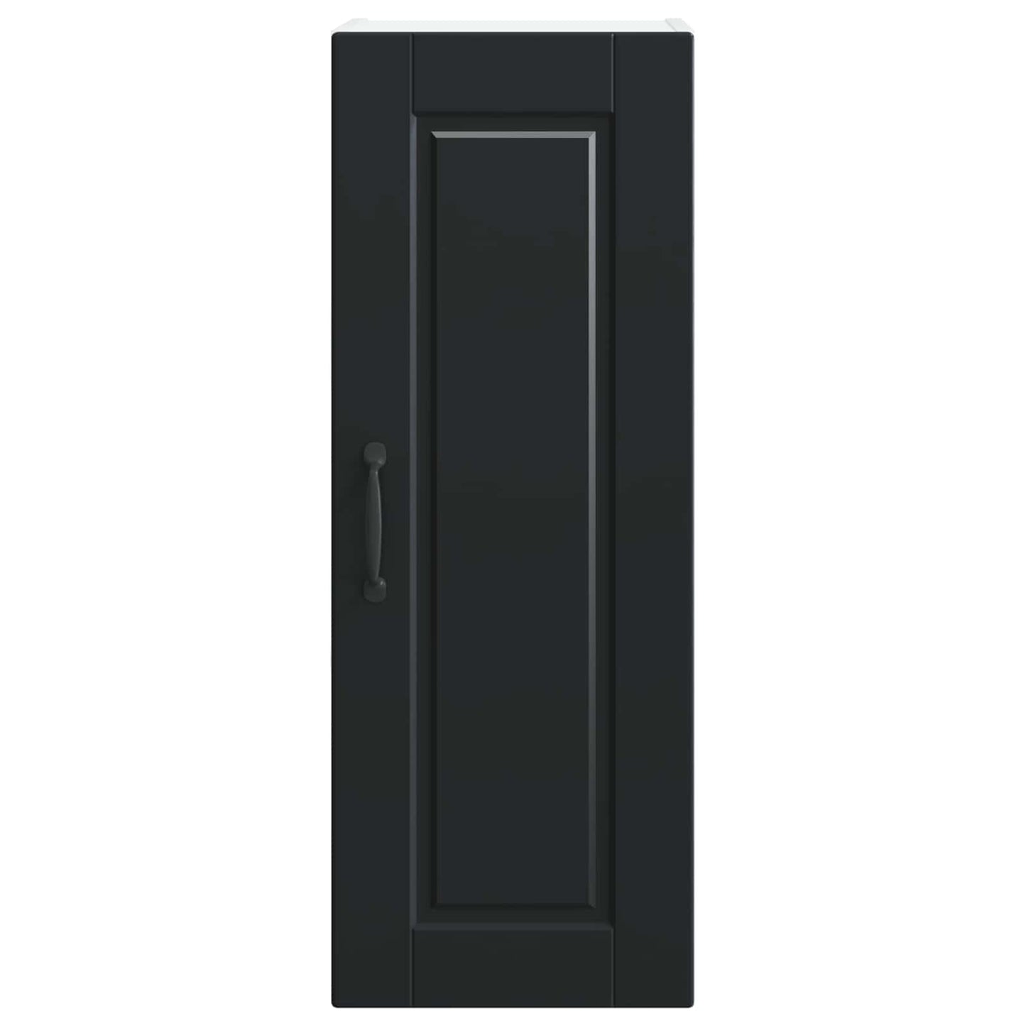 vidaXL Wall Cabinet PORTO Black 30 x 31 x 80 cm Engineered Wood 6