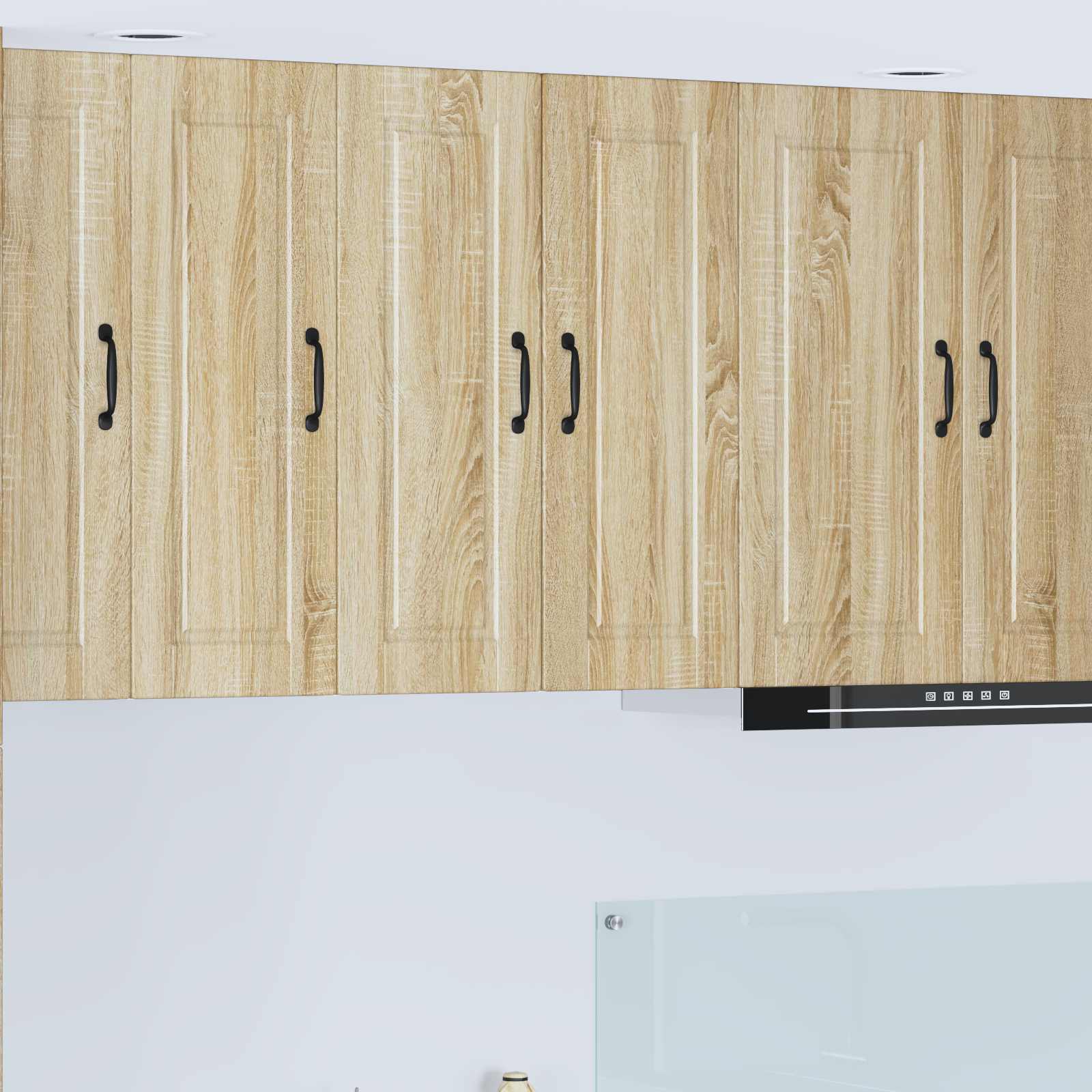 vidaXL Wall Cabinet PORTO Sonoma Oak 30 x 31 x 80 cm Engineered Wood 1