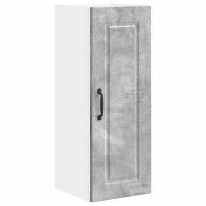 vidaXL Wall Cabinet PORTO Concrete Grey 30 x 31 x 80 cm 2