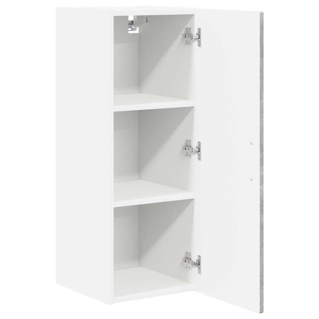 vidaXL Wall Cabinet PORTO Concrete Grey 30 x 31 x 80 cm 5