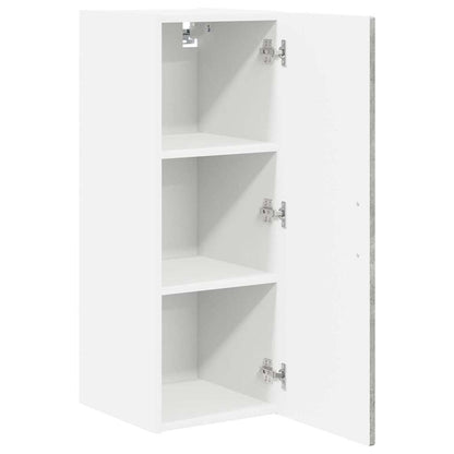 vidaXL Wall Cabinet PORTO Concrete Grey 30 x 31 x 80 cm 5