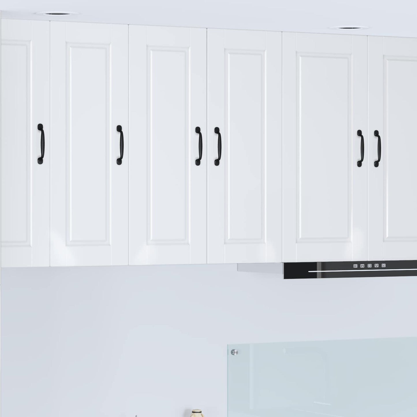 vidaXL Wall Cabinet PORTO High Gloss White 30 x 31 x 80 cm 1