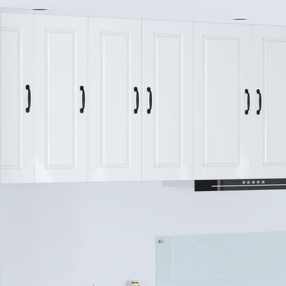 vidaXL Wall Cabinet PORTO High Gloss White 30 x 31 x 80 cm 1