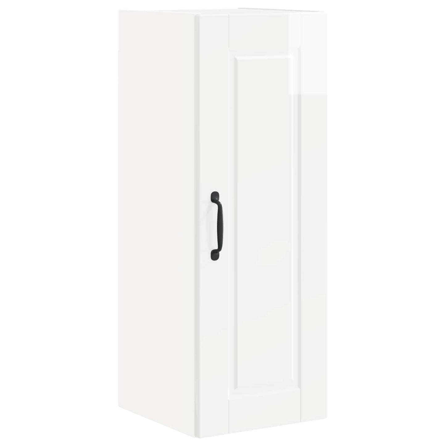 vidaXL Wall Cabinet PORTO High Gloss White 30 x 31 x 80 cm 2
