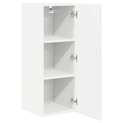 vidaXL Wall Cabinet PORTO High Gloss White 30 x 31 x 80 cm 5