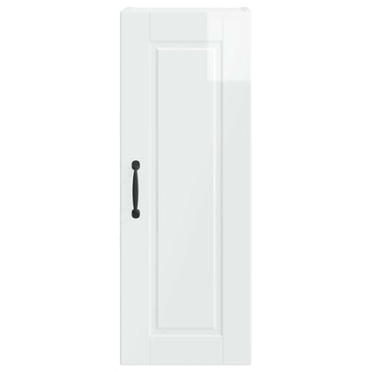 vidaXL Wall Cabinet PORTO High Gloss White 30 x 31 x 80 cm 6
