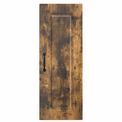 vidaXL Wall Cabinet PORTO Smoked Oak 30 x 31 x 80 cm Engineered Wood 6