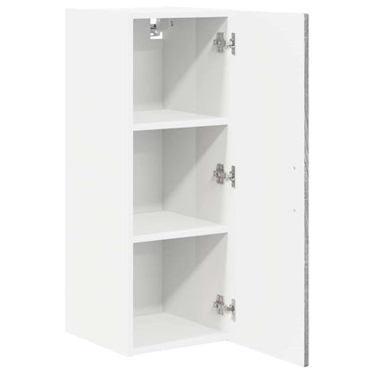 vidaXL Wall Cabinet PORTO Grey Sonoma 30 x 31 x 80 cm Engineered Wood 5