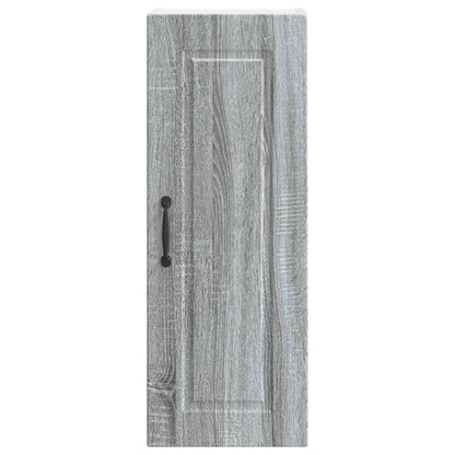 vidaXL Wall Cabinet PORTO Grey Sonoma 30 x 31 x 80 cm Engineered Wood 6