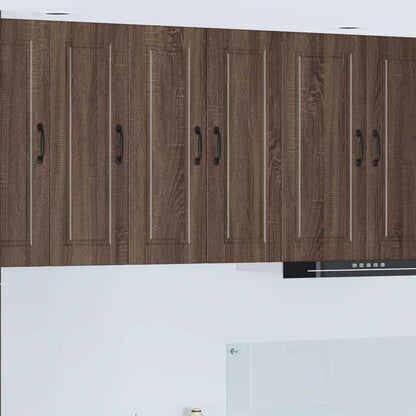 vidaXL Wall Cabinet PORTO Brown Oak 30 x 31 x 80 cm Engineered Wood 1