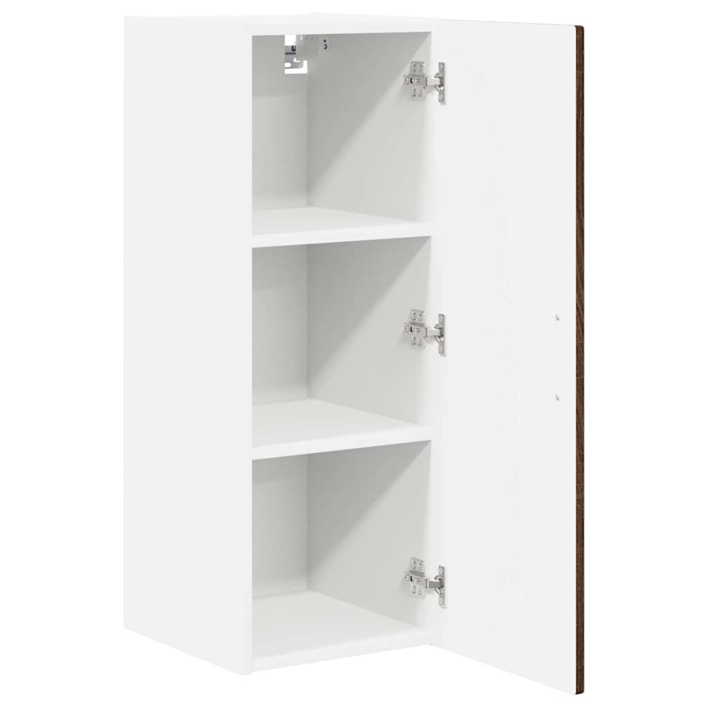 vidaXL Wall Cabinet PORTO Brown Oak 30 x 31 x 80 cm Engineered Wood 5