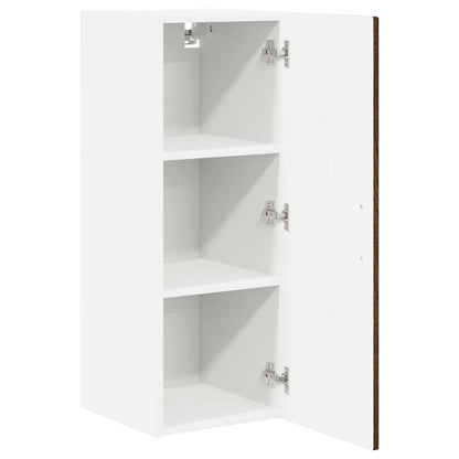 vidaXL Wall Cabinet PORTO Brown Oak 30 x 31 x 80 cm Engineered Wood 5