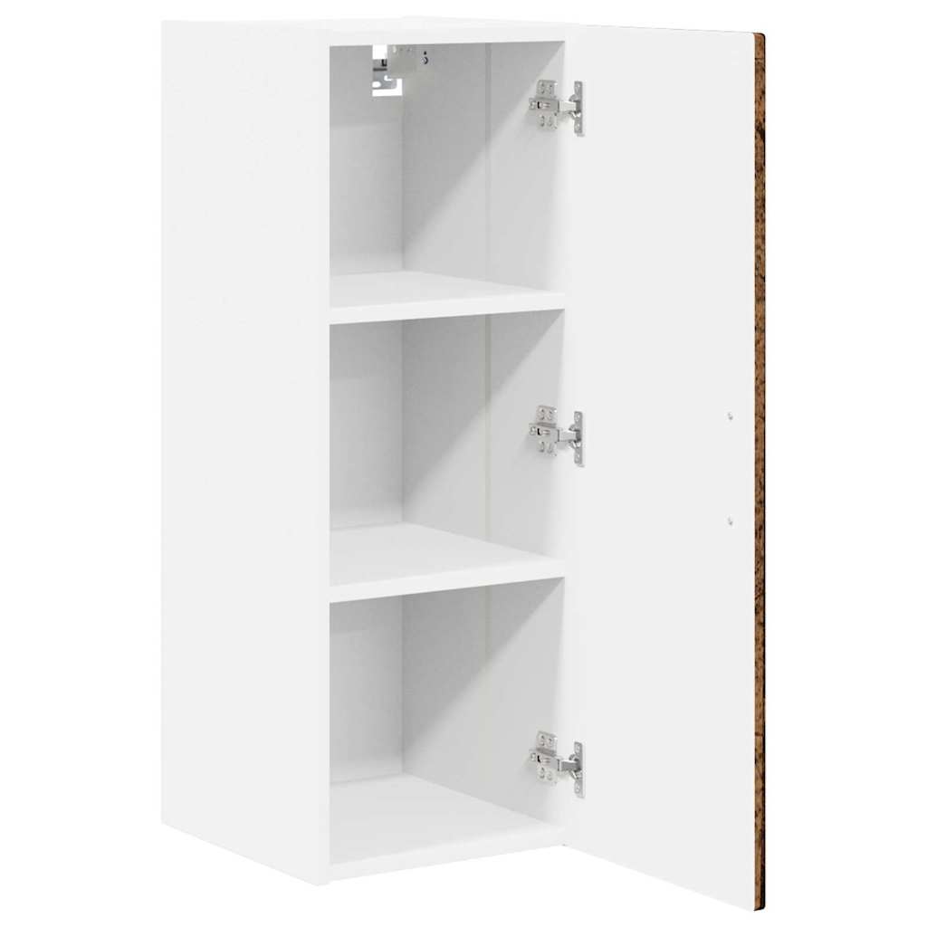 vidaXL Wall Cabinet PORTO Old Wood 30 x 31 x 80 cm Engineered Wood 5