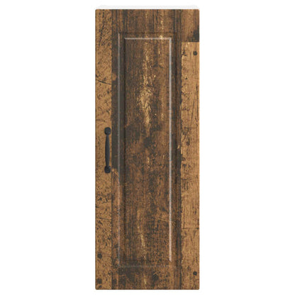 vidaXL Wall Cabinet PORTO Old Wood 30 x 31 x 80 cm Engineered Wood 6