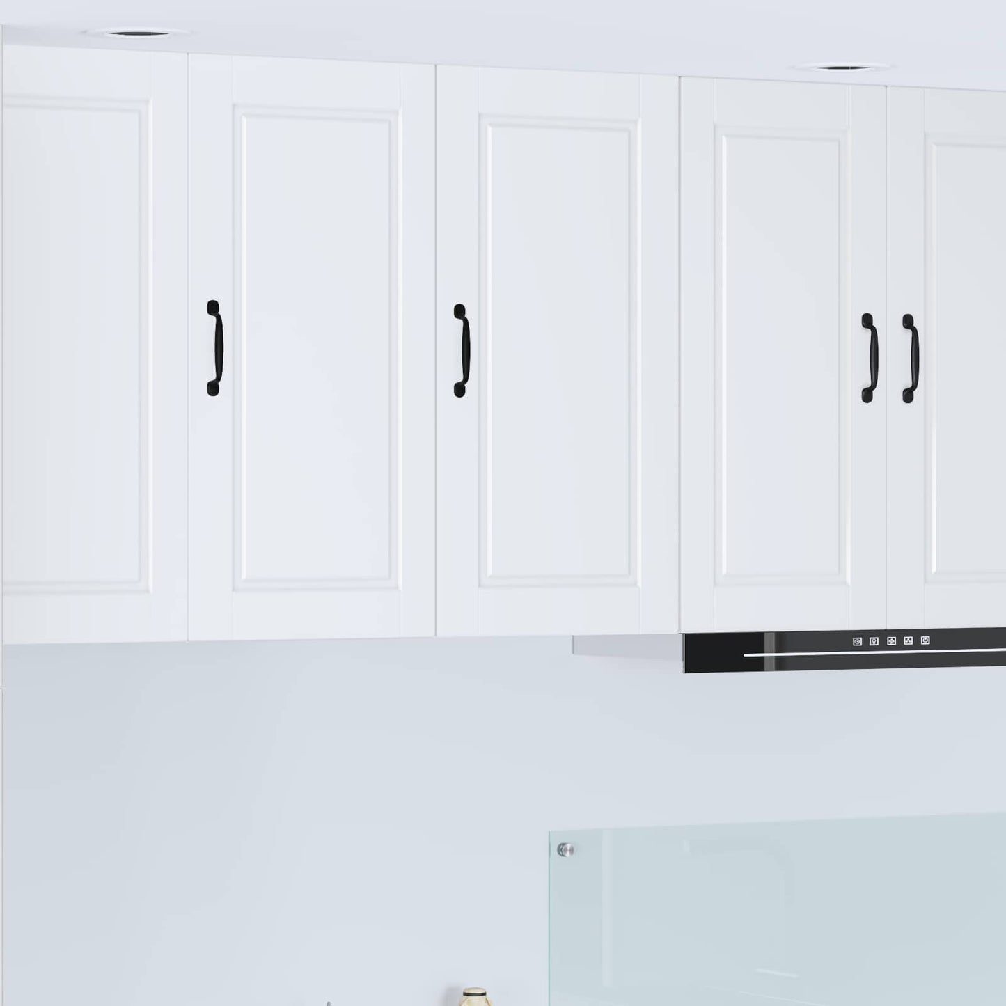 vidaXL Wall Cabinet PORTO White 40 x 31 x 80 cm Engineered Wood 1