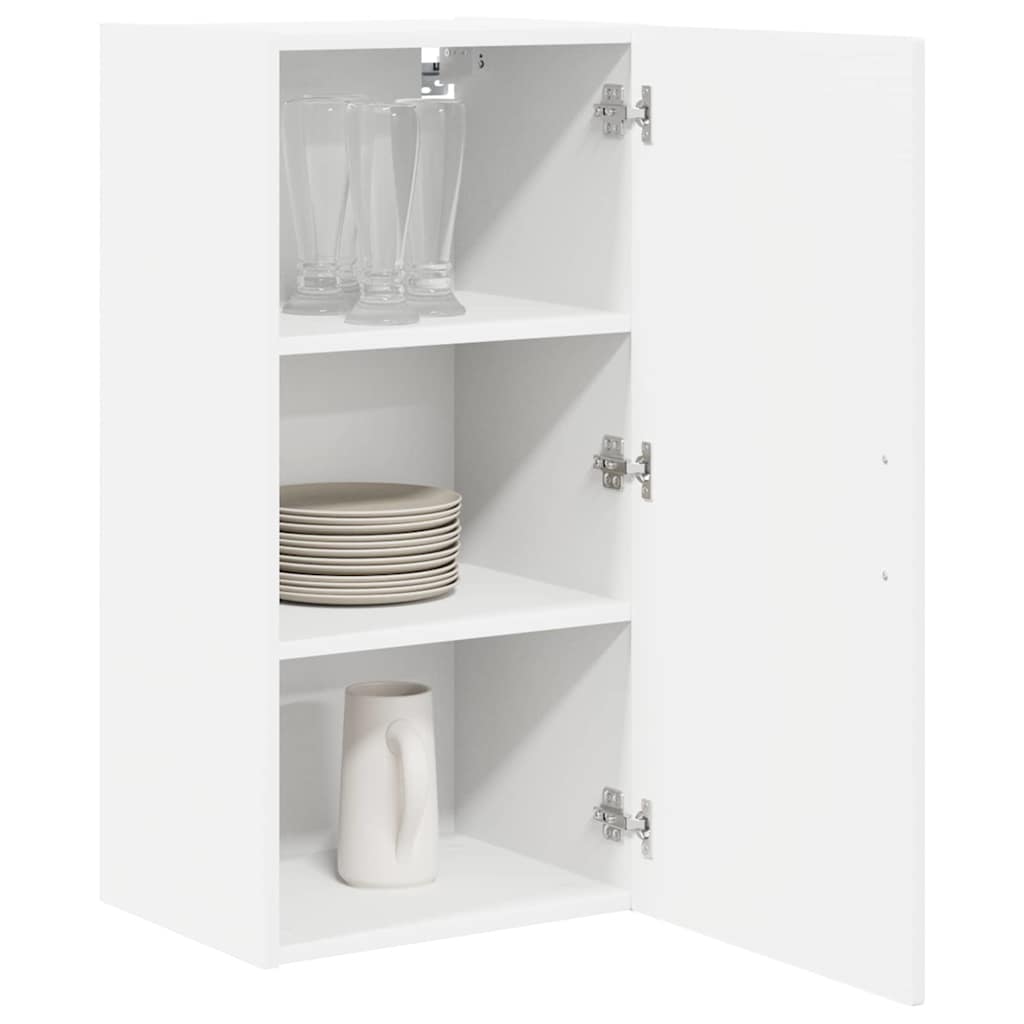 vidaXL Wall Cabinet PORTO White 40 x 31 x 80 cm Engineered Wood 3