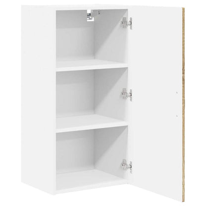 vidaXL Wall Cabinet PORTO Sonoma Oak 40 x 31 x 80 cm Engineered Wood 5