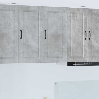 vidaXL Wall Cabinet PORTO Concrete Grey 40 x 31 x 80 cm 1