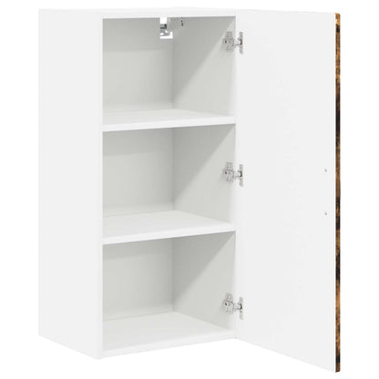 vidaXL Wall Cabinet PORTO Smoked Oak 40 x 31 x 80 cm Engineered Wood 5