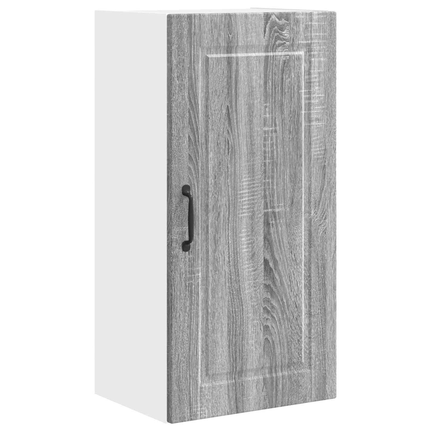 vidaXL Wall Cabinet PORTO Grey Sonoma 40 x 31 x 80 cm Engineered Wood 2
