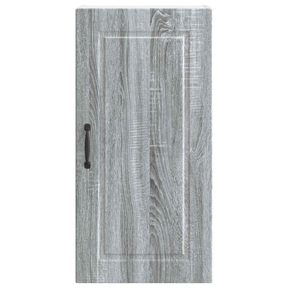 vidaXL Wall Cabinet PORTO Grey Sonoma 40 x 31 x 80 cm Engineered Wood 6