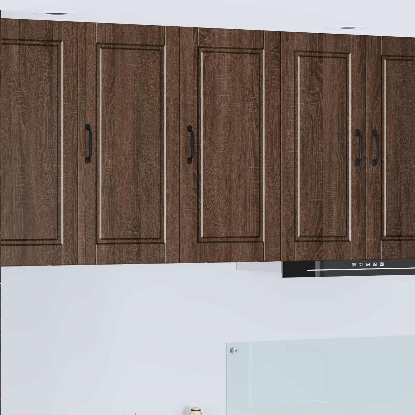 vidaXL Wall Cabinet PORTO Brown Oak 40 x 31 x 80 cm Engineered Wood 1