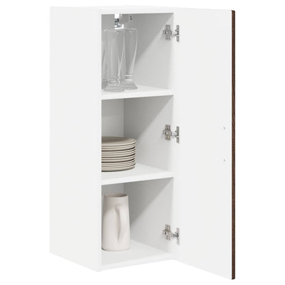 vidaXL Wall Cabinet PORTO Brown Oak 40 x 31 x 80 cm Engineered Wood 3