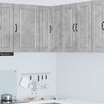vidaXL Kitchen Wall Cabinet "Porto" Engineered Wood Concrete Grey
