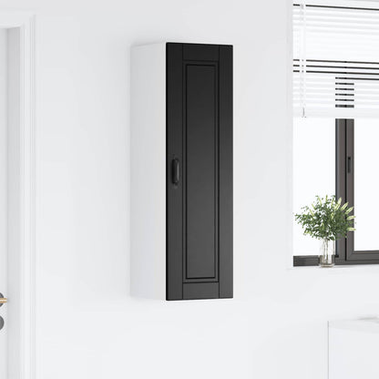 vidaXL Wall Cabinet PORTO Black 30 x 31 x 100 cm Engineered Wood 4