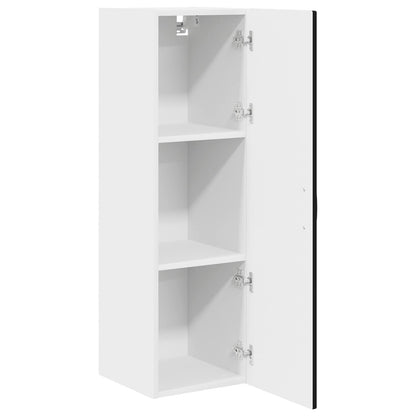 vidaXL Wall Cabinet PORTO Black 30 x 31 x 100 cm Engineered Wood 5