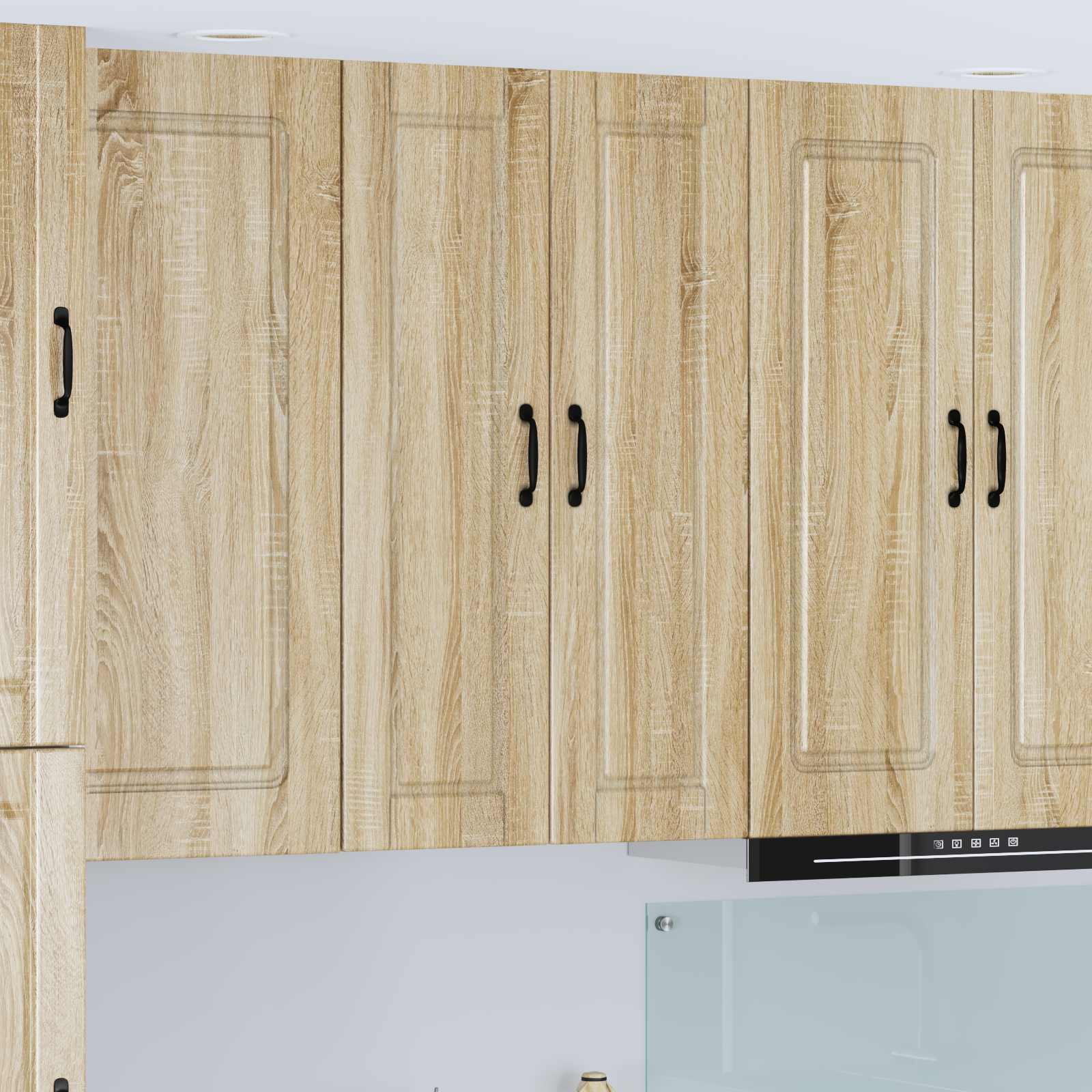 vidaXL Wall Cabinet PORTO Sonoma Oak 30 x 31 x 100 cm Engineered Wood 1