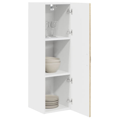vidaXL Wall Cabinet PORTO Sonoma Oak 30 x 31 x 100 cm Engineered Wood 3