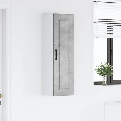 vidaXL Wall Cabinet PORTO Concrete Grey 30 x 31 x 100 cm 4