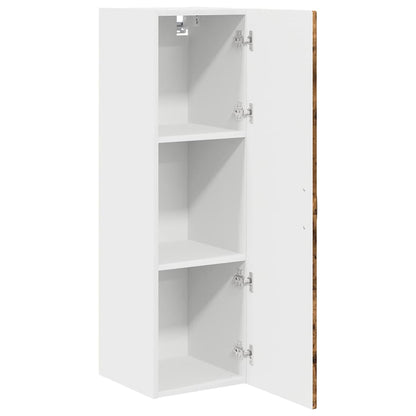 vidaXL Wall Cabinet PORTO Smoked Oak 30 x 31 x 100 cm Engineered Wood 5