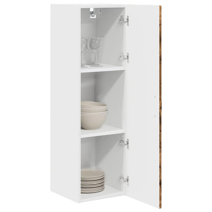 vidaXL Wall Cabinet PORTO Smoked Oak 30 x 31 x 100 cm Engineered Wood 3
