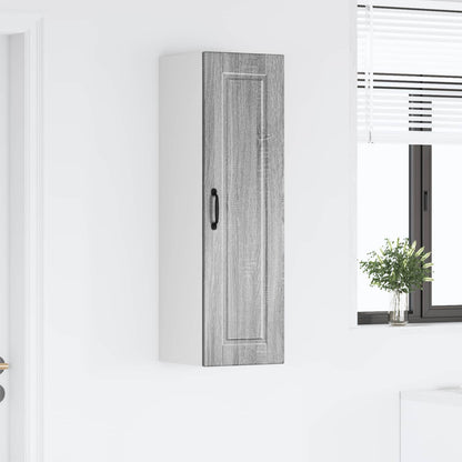 vidaXL Wall Cabinet PORTO Grey Sonoma 30 x 31 x 100 cm Engineered Wood 4