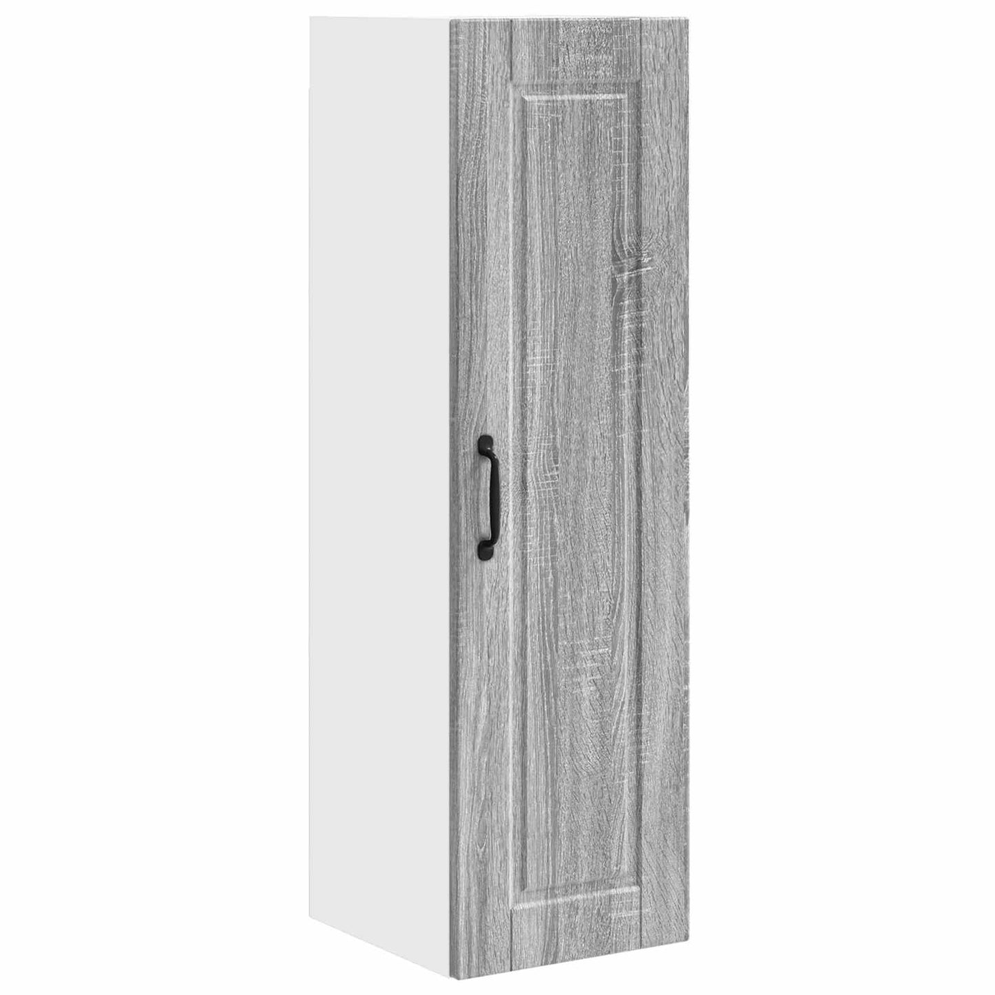 vidaXL Wall Cabinet PORTO Grey Sonoma 30 x 31 x 100 cm Engineered Wood 2
