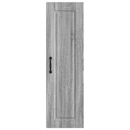 vidaXL Wall Cabinet PORTO Grey Sonoma 30 x 31 x 100 cm Engineered Wood 6