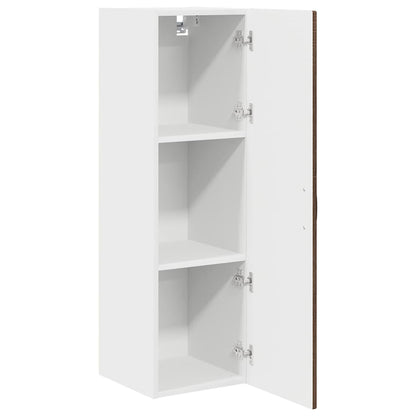 vidaXL Wall Cabinet PORTO Brown Oak 30 x 31 x 100 cm Engineered Wood 5