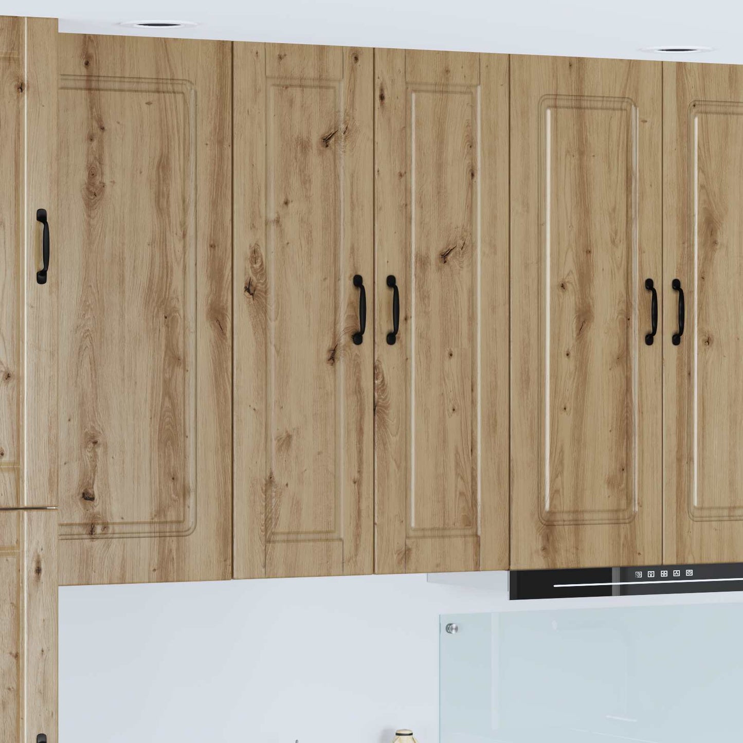 vidaXL Wall Cabinet PORTO Artisan Oak 30 x 31 x 100 cm Engineered Wood 1