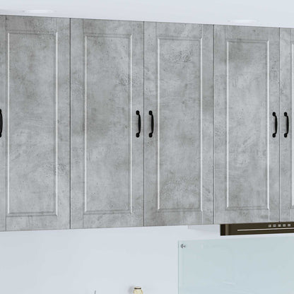 vidaXL Kitchen Wall Cabinet "Porto" Engineered Wood Concrete Grey