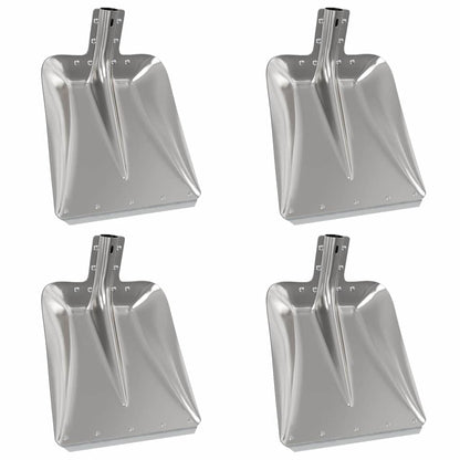 vidaXL Shovel Head 4 pcs Silver 45 x 38 cm Aluminum 2