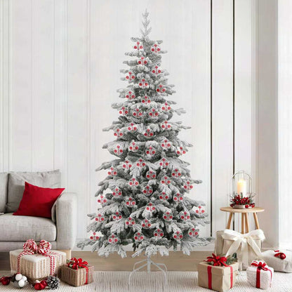 vidaXL Christmas Bauble Set 100 pcs Transparent Ø 10 cm Plastic 1