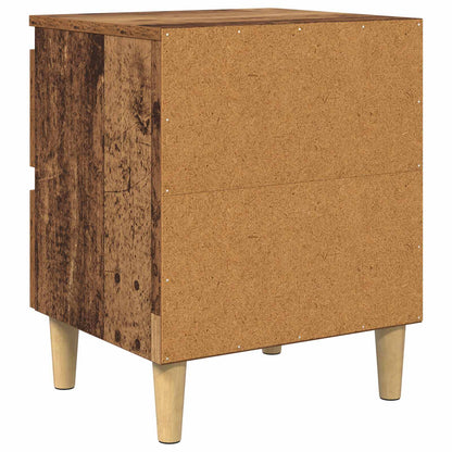 vidaXL Bed Cabinets 2 pcs Old Wood 40 x 35 x 50 cm Engineered Wood 4