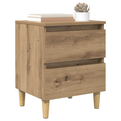 vidaXL Bed Cabinets 2 pcs Artisan Oak 40 x 35 x 50 cm Engineered Wood 2