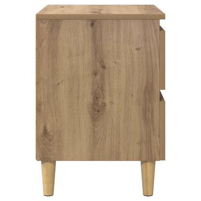 vidaXL Bed Cabinets 2 pcs Artisan Oak 40 x 35 x 50 cm Engineered Wood 4